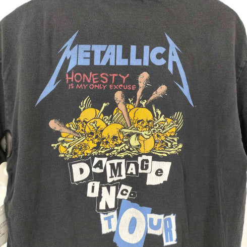 テネシーリバー TENNESSEE RIVER 90S MADE IN USA DAMAGE INC 1994コピーライト入り 両面バンドプリントTシャツ メンズ import:L